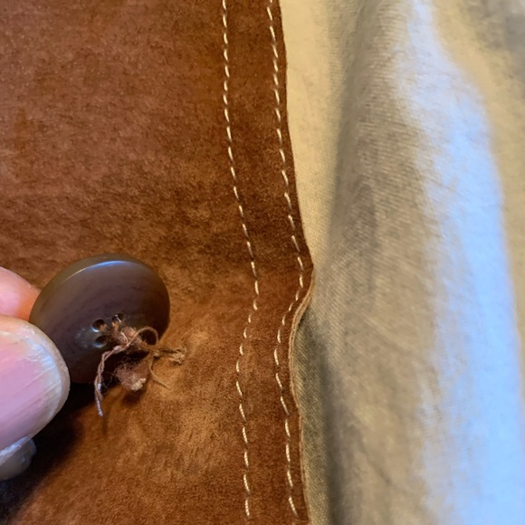 Preowned 1990’s circa, Mens Large, tan/brown leather jacket/coat - Picture 12 of 12